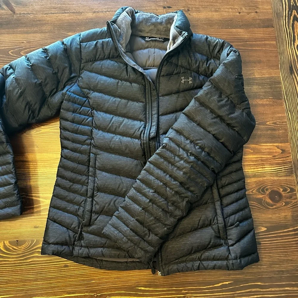 Gray/Black Under Armor Jacket - Picture 2 of 4